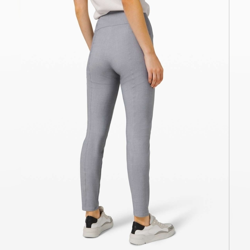 Lululemon Here to There High-Rise 7/8 Pant Crosshatch Texture Magnet Grey size 4